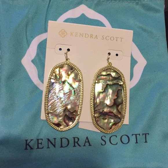 Kendra Scott Jewelry - Danielle Earrings in Gold and Abalone